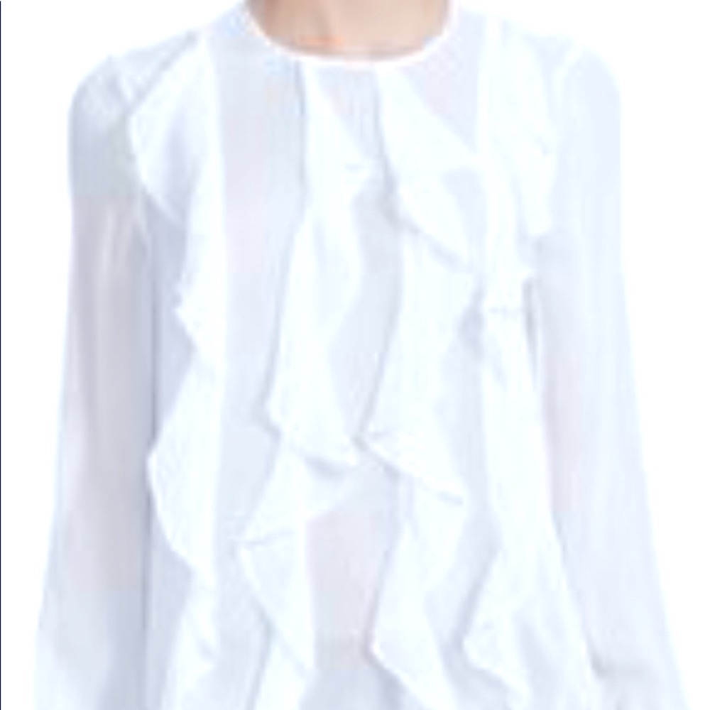 Two THOMAS WYLDE designer blouse’s size M one White and 2nd color Black
